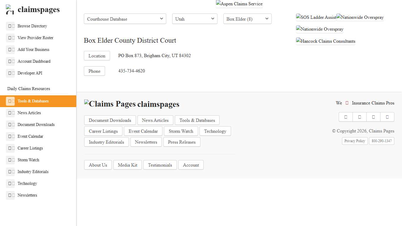 Box Elder County District Court